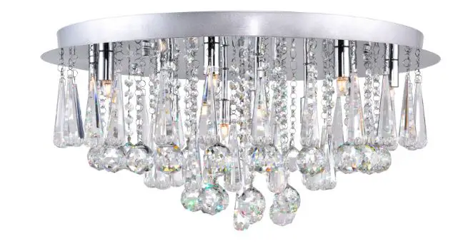 CWI LIGHTING-5035C24C-Brianna-12-Light-Flush Mount