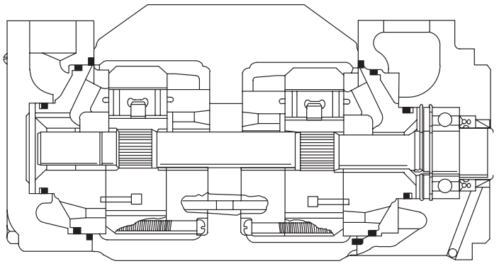 Danfoss 3525V Vane Type Double Pump - fig 1