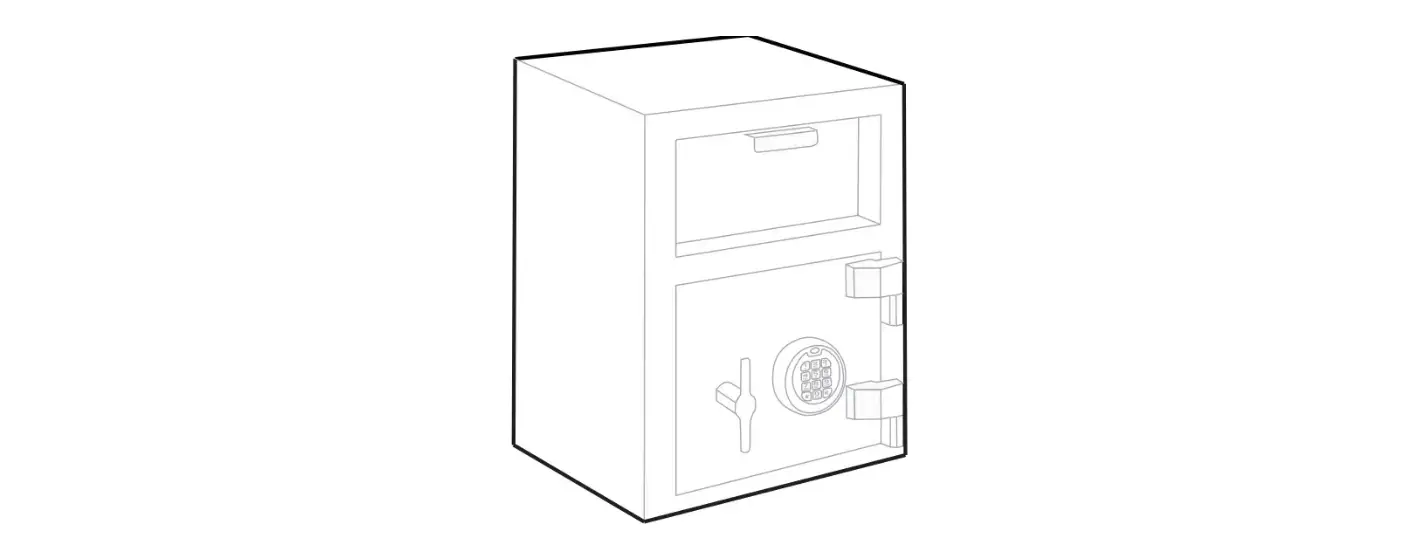 Honeywell 5912 Depository Safe With Digital Lock User Guide