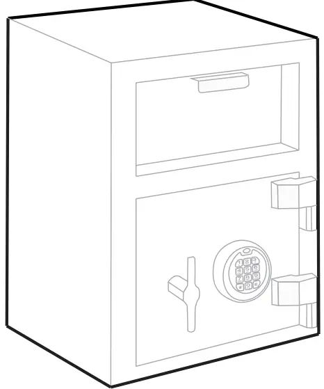 Honeywell 5912 DEPOSITORY SAFE With Digital Lock-fig1
