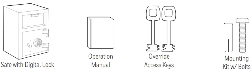 Honeywell 5912 DEPOSITORY SAFE With Digital Lock-fig2