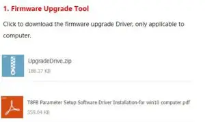 Firmware Upgrade Tool