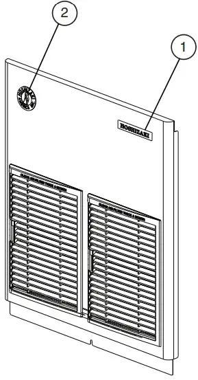 HOSHIZAKI FD 1002MRJ C Ice Maker Cubelet Style 22 Inch W - Accessories & Labels