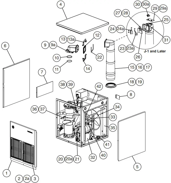 HOSHIZAKI FD 1002MRJ C Ice Maker Cubelet Style 22 Inch W - Refrigeration Circuit
