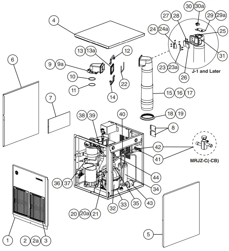 HOSHIZAKI FD 1002MRJ C Ice Maker Cubelet Style 22 Inch W - Refrigeration Circuit2