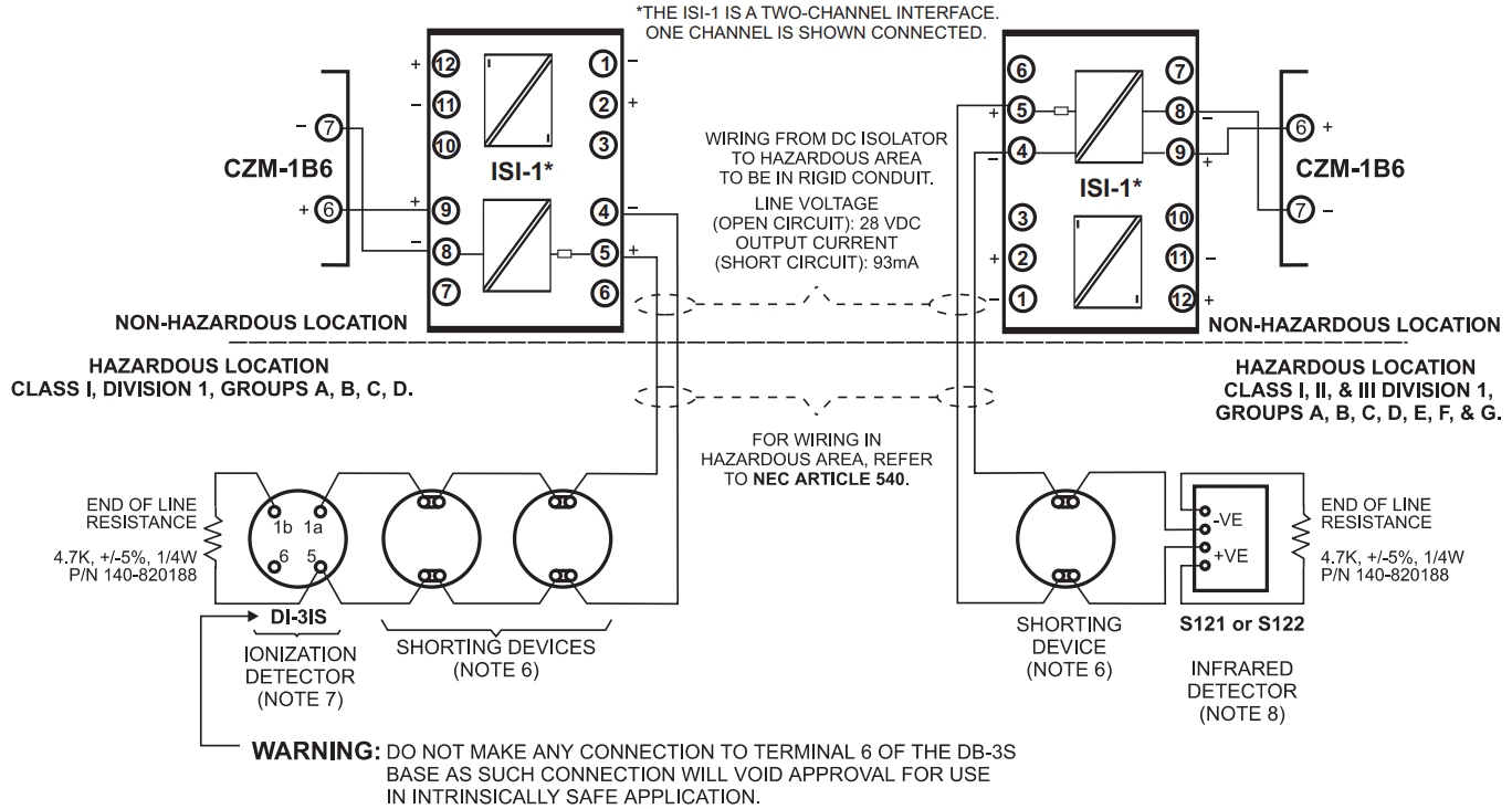 SIEMENS CZM 1B6 Remote Conventional Zone Module - FM APPROVED ONLY