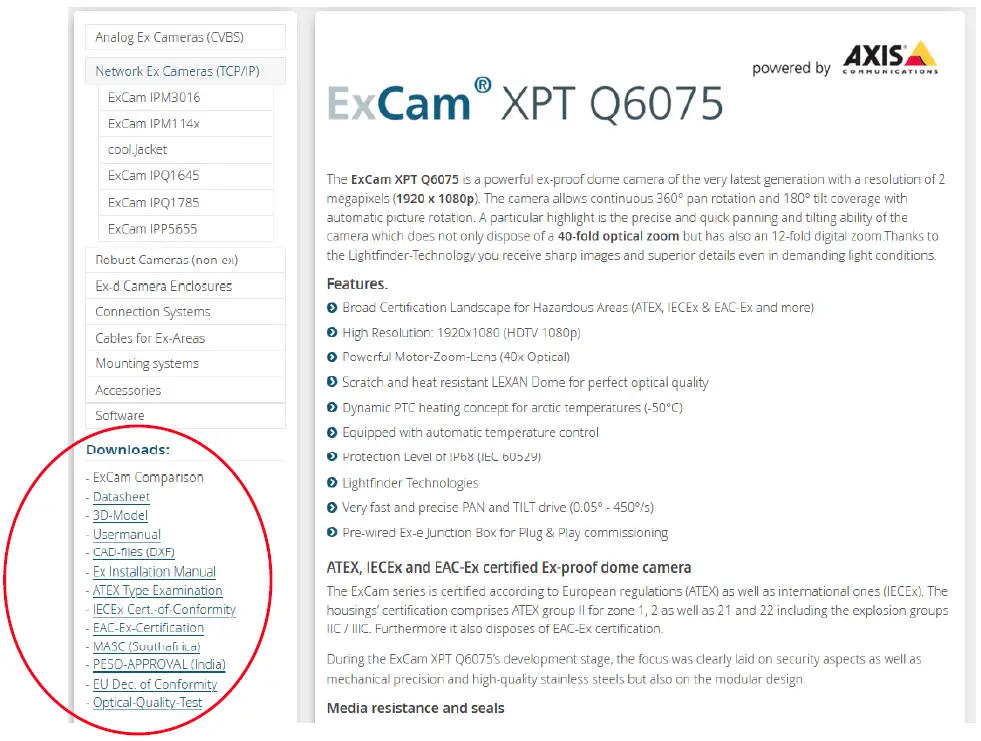 SAMCON-ExCam-XPT-Q6075-Ex-proof-Dome-Camera- (29)