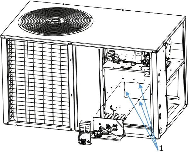 TRANE BAYHTR1V05LUGA Supplemental Electric Heaters A1