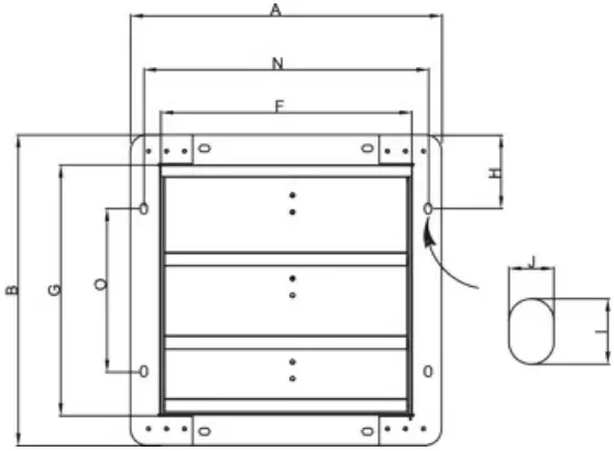 CANARM GSF Series Galvanized Shutter Fan C2