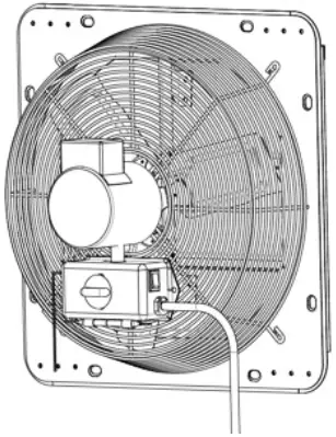 CANARM GSF Series Galvanized Shutter Fan C4