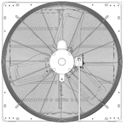 CANARM GSF Series Galvanized Shutter Fan C5