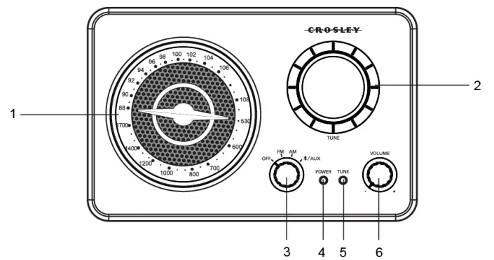 CROSLEY CR3003B Solo Radio -