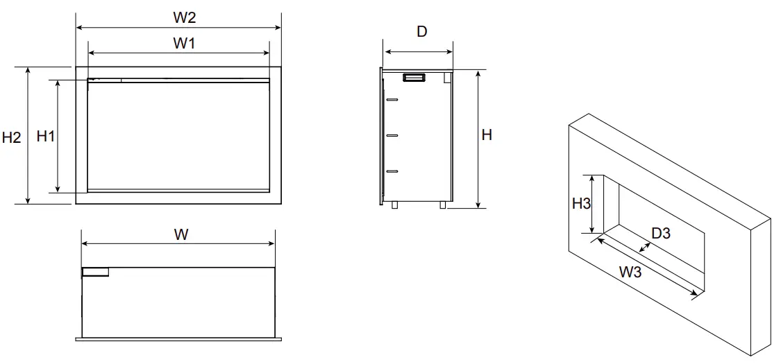 Amontii TRD 48 Series Bespoke Electric Fireplace - Grounding Lug 1