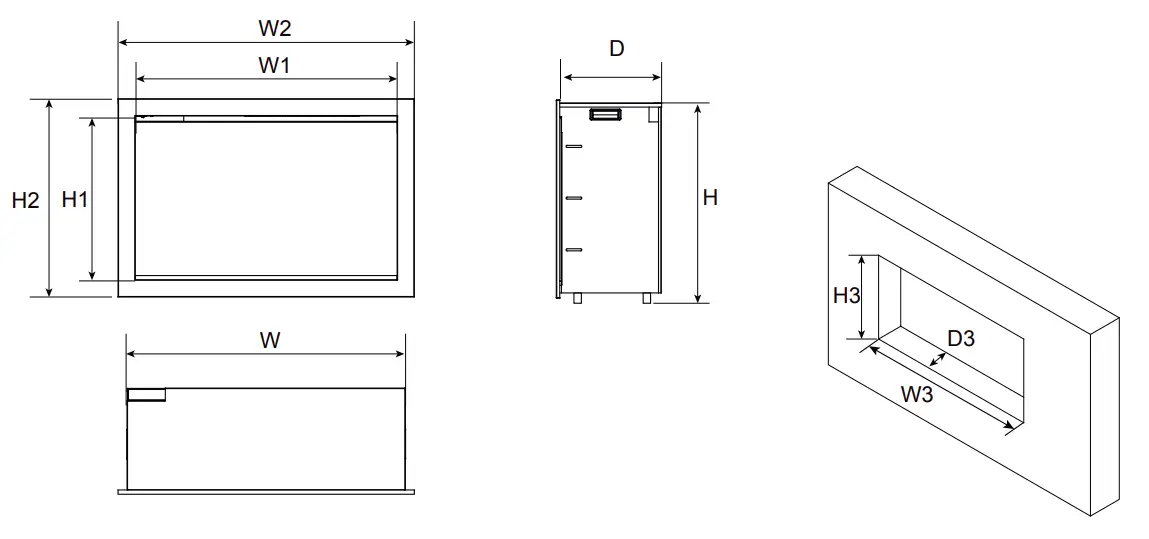 Amontii TRD 48 Series Bespoke Electric Fireplace - Grounding Lug2