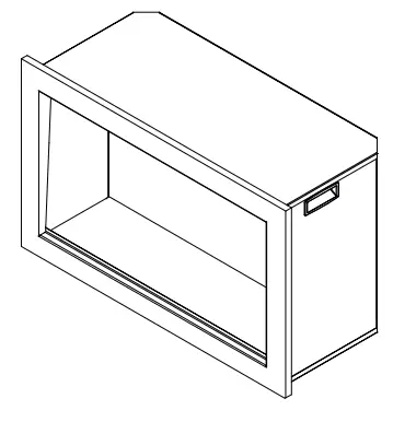 Amontii TRD 48 Series Bespoke Electric Fireplace - glass panel3