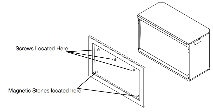 Amontii TRD 48 Series Bespoke Electric Fireplace - power cord4