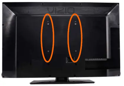 The pitch of the mounting