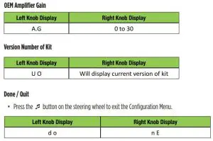 FIG 15 CONFIGURATION MENU