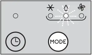 DeLonghi EM90 - DEHUMIDIFYING MODE