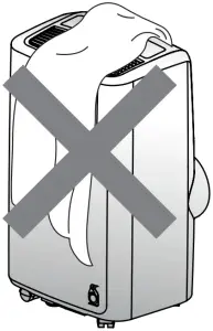 DeLonghi EM90 - don’t cover the appliance