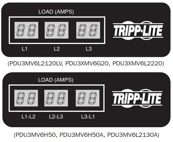 RIPP-- LITE PDU3MV6L2120 3- Load Amps