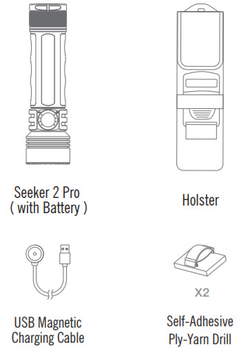 OLIGHT S07DTJ3487 Seeker 2 Pro 3200 Lumens L-Dock -figure 2