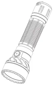 OLIGHT Freyr 1750 Lumen Long Throw LED Rechargeable Tactical Flashlight