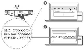 Connecting to your router's Wi-Fi network