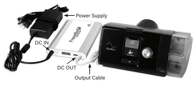 BPS FREEDOM V2 CPAP Battery User Manual - Signle Battery Connection