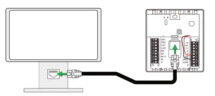 Network Thermostat 240299-00 NetX DirectConnect Local Area LAN fig3