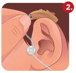 otofonix HELIX Hearing Amplifier-Hook body