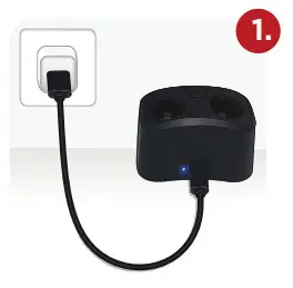 otofonix HELIX Hearing Amplifier-Plug charging