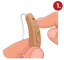 otofonix HELIX Hearing Amplifier-Turn On