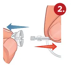 otofonix HELIX Hearing Amplifier-ear dome