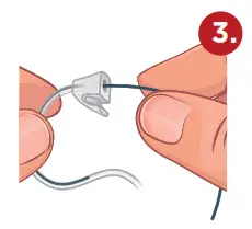 otofonix HELIX Hearing Amplifier-wire through