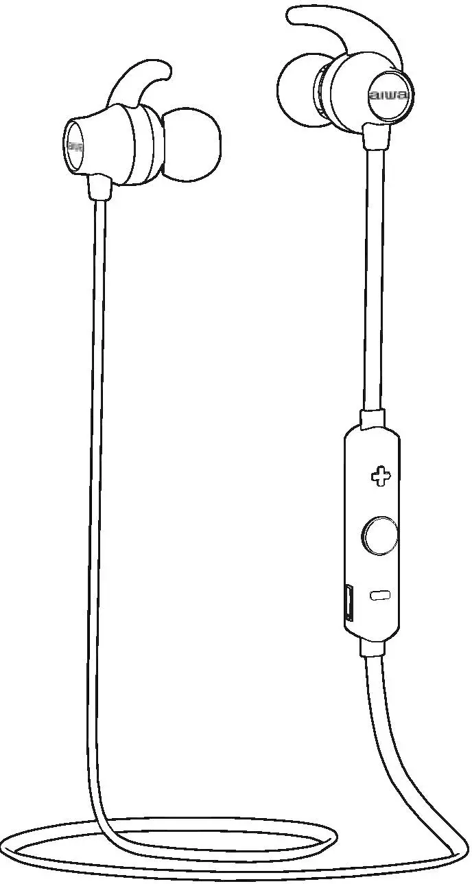 Aiwa Esbt-401 Ultralight Neckband Wireless-earphone Instruction Manual