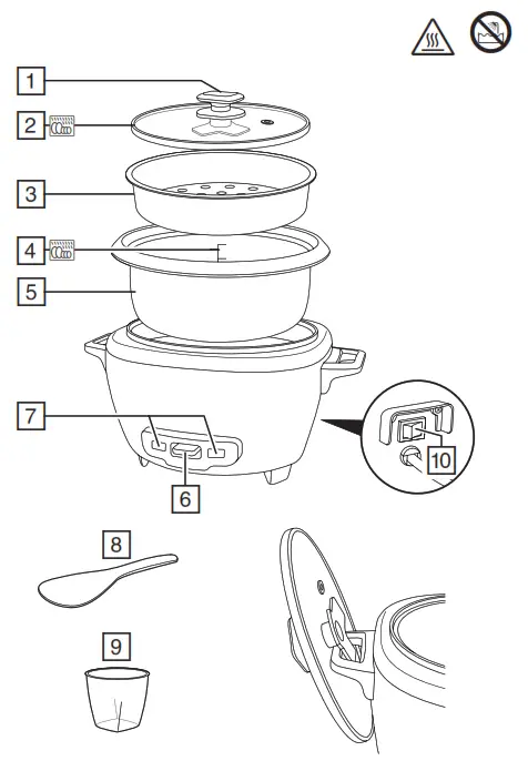 Russell Hobbs 27040 56 Electric Rice Cooker - OVERVIEW