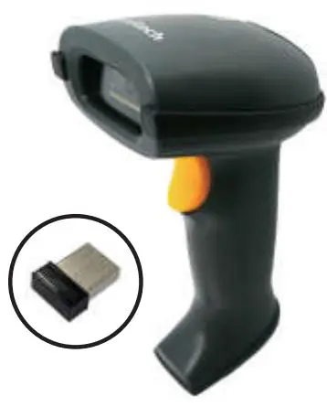 MS838B 2.4G Wireless 2D Barcode Scanner