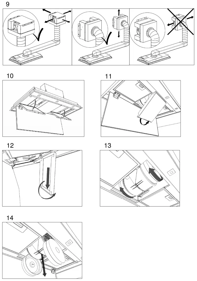 ILVE CH900X Ceiling Hood - fig 1