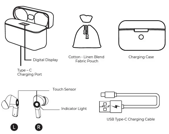 aiwa AT-X80Z True Wireless Earphones fig 1