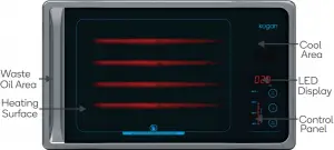 kogan Multipurpose Infrared Grill 1600w OVERVIEW