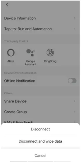 Remove Multi Sensor from network