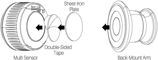 Installation on the Wall with Back-Mount Arm
