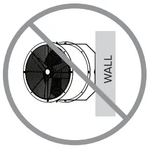 BIG ASS FANS Sweat Bee 30 Inch Heavy Duty Fan - center