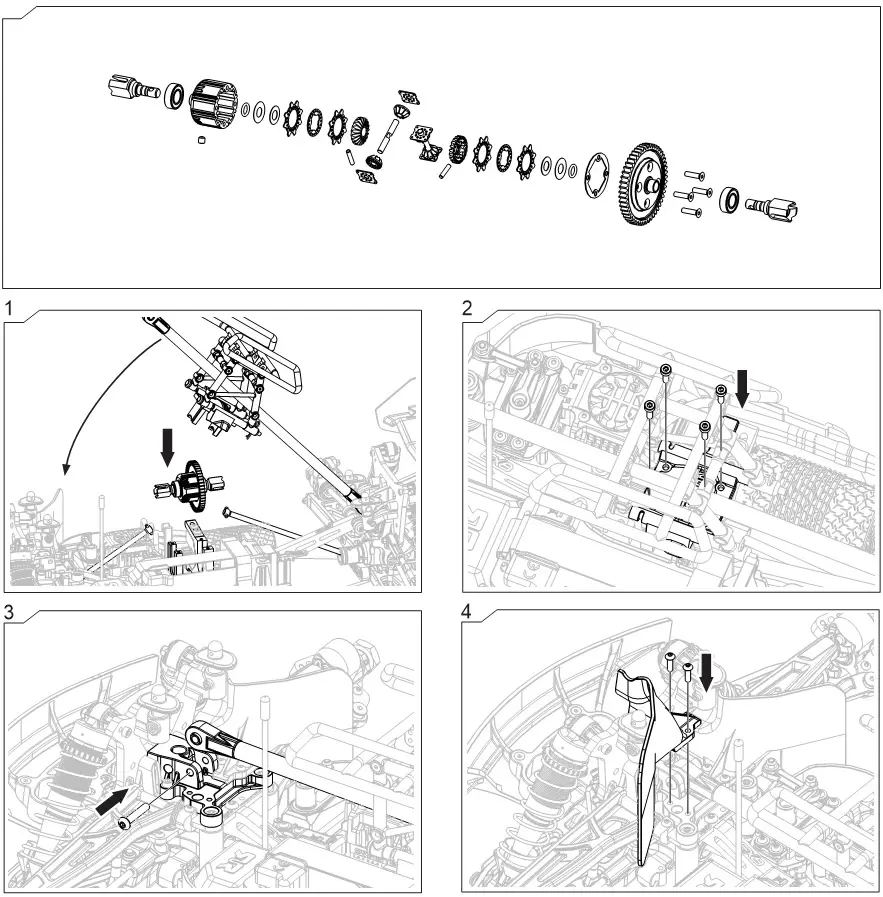HORIZON HOBBY Kraton Extreme Bash - Center Differential Maintenance 2