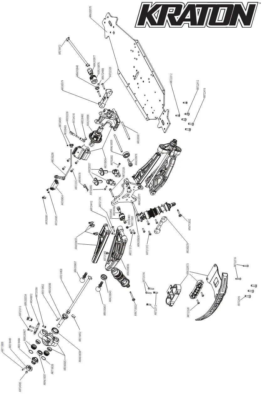 HORIZON HOBBY Kraton Extreme Bash - Front