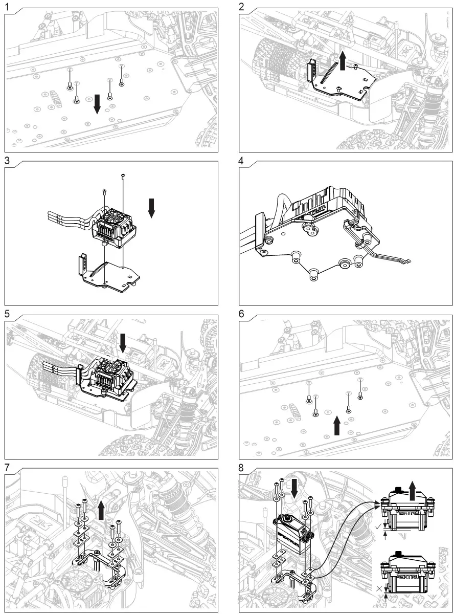HORIZON HOBBY Kraton Extreme Bash - Install Electronics 1
