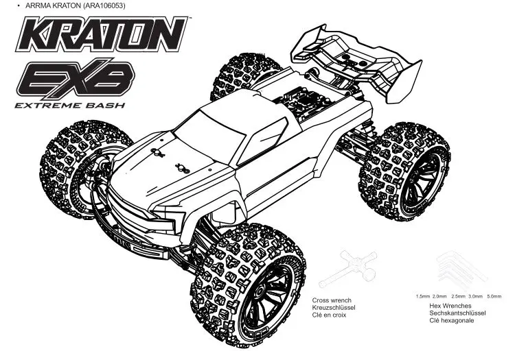 Horizon Hobby Kraton Extreme Bash Instruction Manual