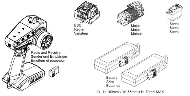 HORIZON HOBBY Kraton Extreme Bash - Required