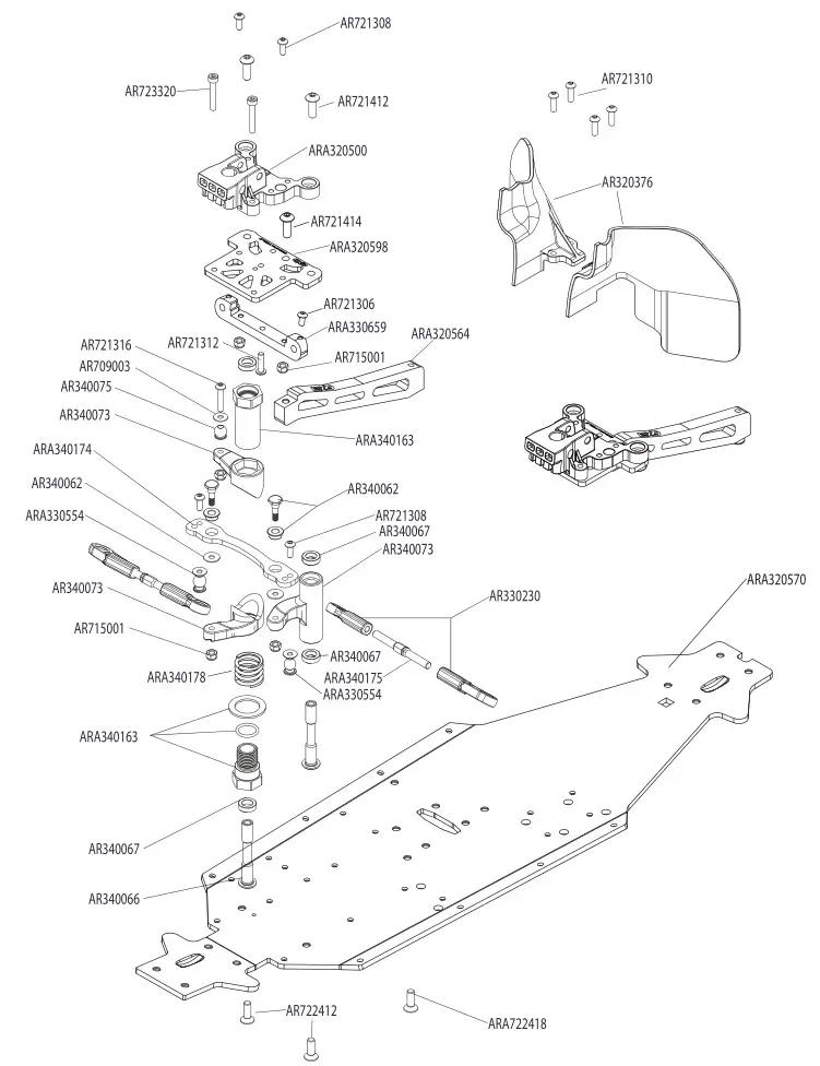 HORIZON HOBBY Kraton Extreme Bash - Steering